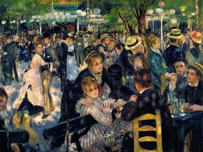 Ball at the Moulin De La Galette, 1876 - Giclee Print, 16x12