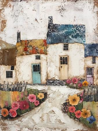 Colorful Coastal House 6 - Wall Art Print, 9x12