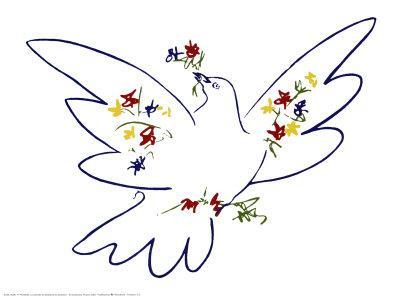 Dove of Peace - Wall Art Print, 16x12