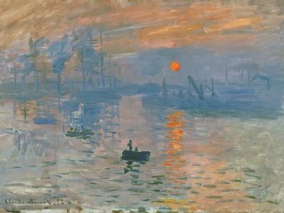 Impression, Sunrise (Impression, Soleil Levan), 1872 - Giclee Print, 16x12