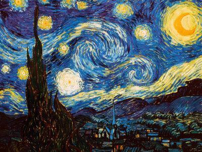 Starry Night, c.1889 - Wall Art Print, 24x18 Starry Night, c.1889 - Wall Art Print, 24x18