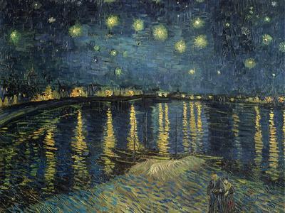 Starry Night over the Rhone, c.1888 - Giclee Print, 16x12