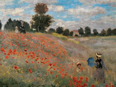 The Poppy Field - Giclee Print, 16x12
